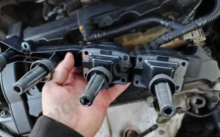 Замена катушки зажигания автомобиля