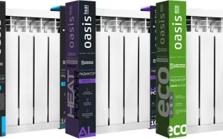 Радиатор алюминиевый Oasis Pro 200/96