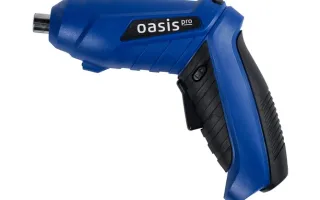 Аккумуляторная отвёртка Oasis Pro АТ-36K Pro