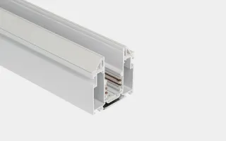 Шинопровод SY-LINK-IZI-2.5-WH, шинопровод встраиваемый в натяжной потолок, 48В, белый, 2,5м, SY-LINK-IZI-2.5-WH